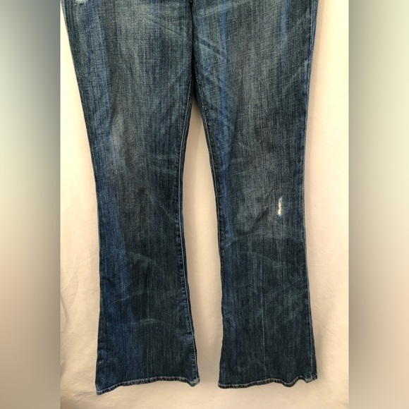 Current Elliott Charlie Pant Champion 1970s Flare Trouser Relaxed Jeans 30 - Picture 5 of 16